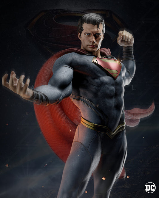1619 Superman - DC Comics - STL 3D Print Files HihowruSTL