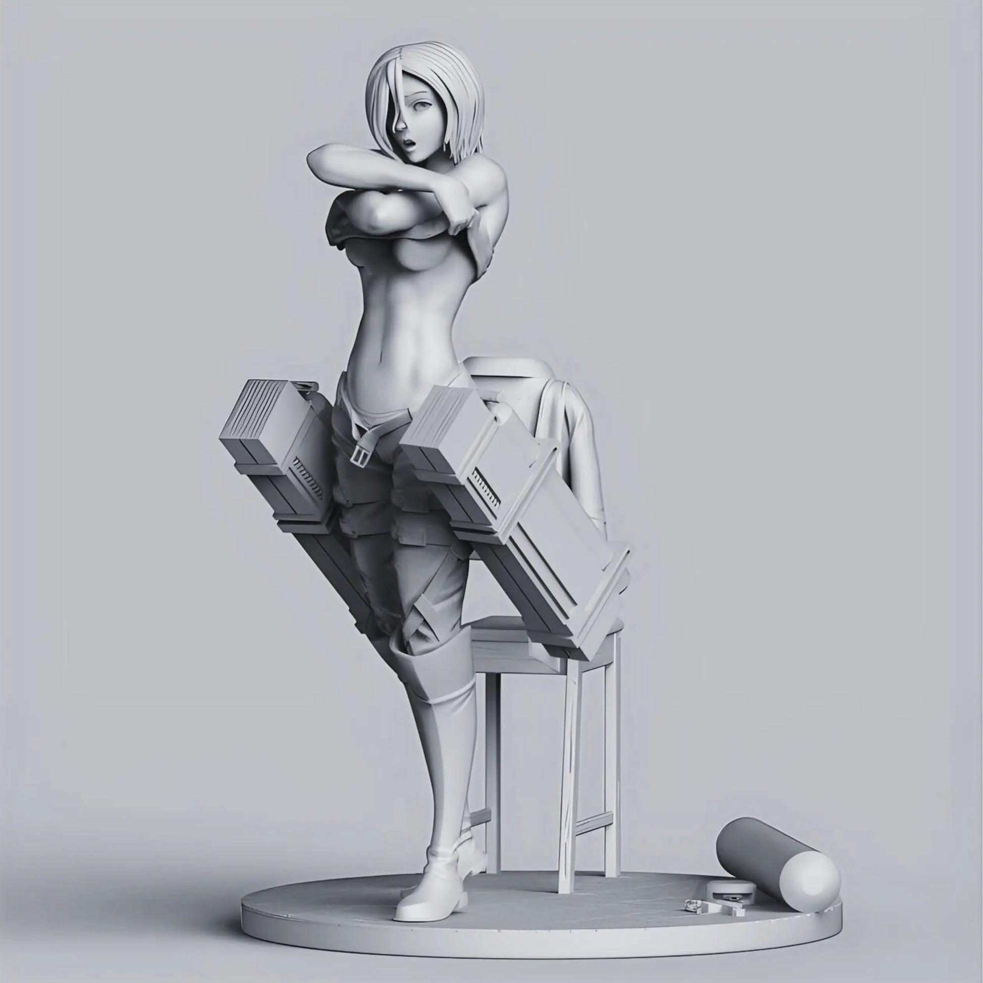Mikasa Ackerman - attack on titan STL - 3D Print Files SeoNyoki3D