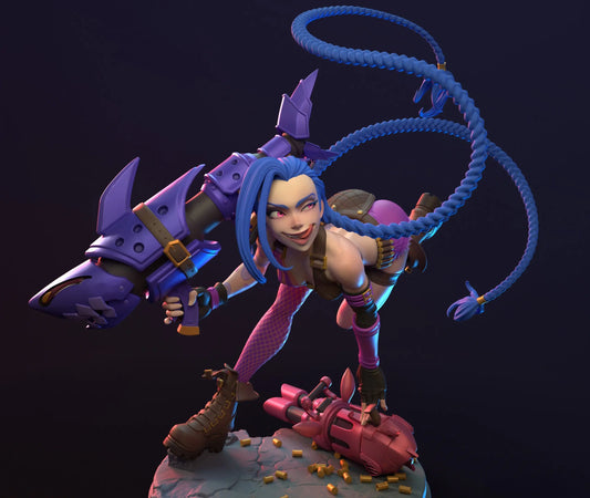 Jinx NSFW - League Of Legends - STL 3D Print Files - SeoNyoki3D