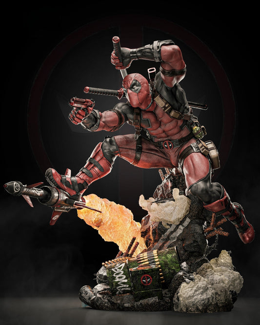 Deadpool - Marvel Comics - STL 3D Print Files SeoNyoki3D