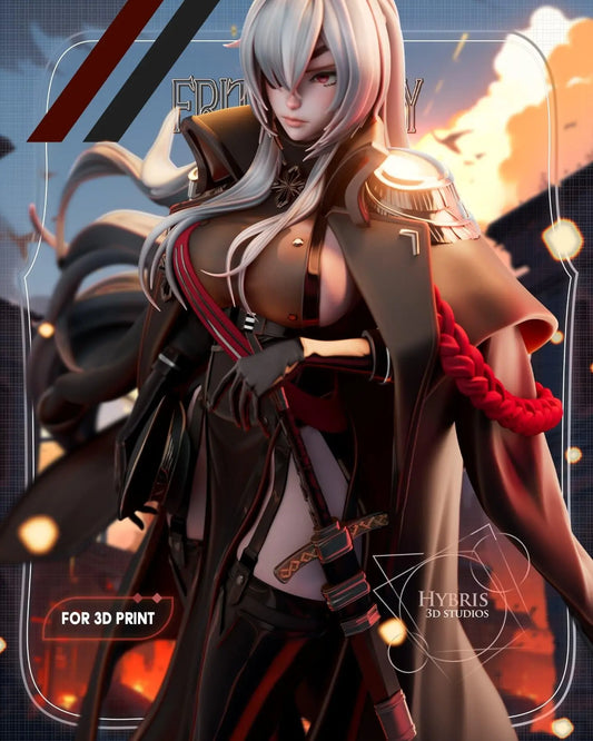 Fritz Rumey STL File – Azur Lane – 3D Printable Fan Art Model SeoNyoki3D