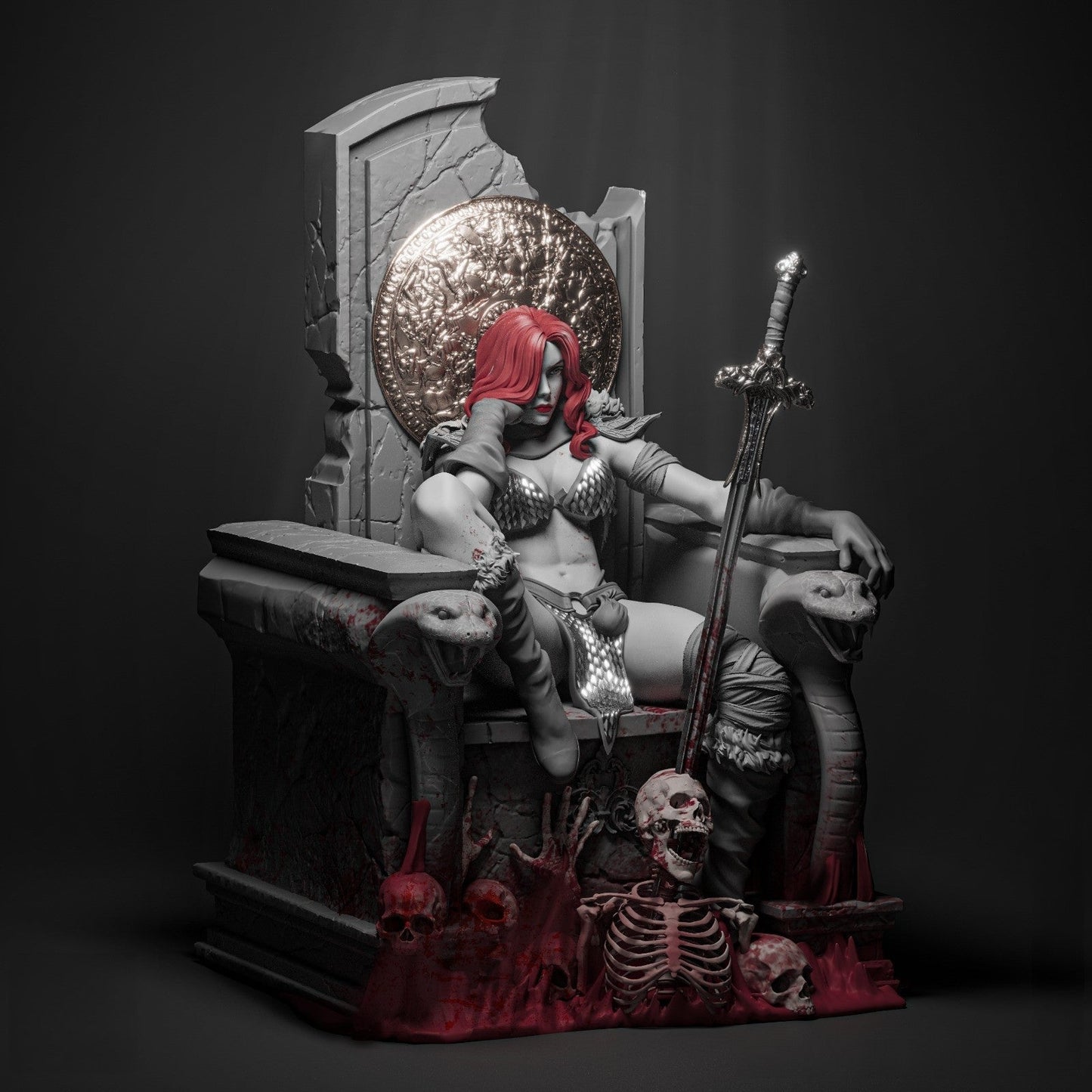 1635 Red Sonja - Marvel Comics - STL 3D Print Files HihowruSTL