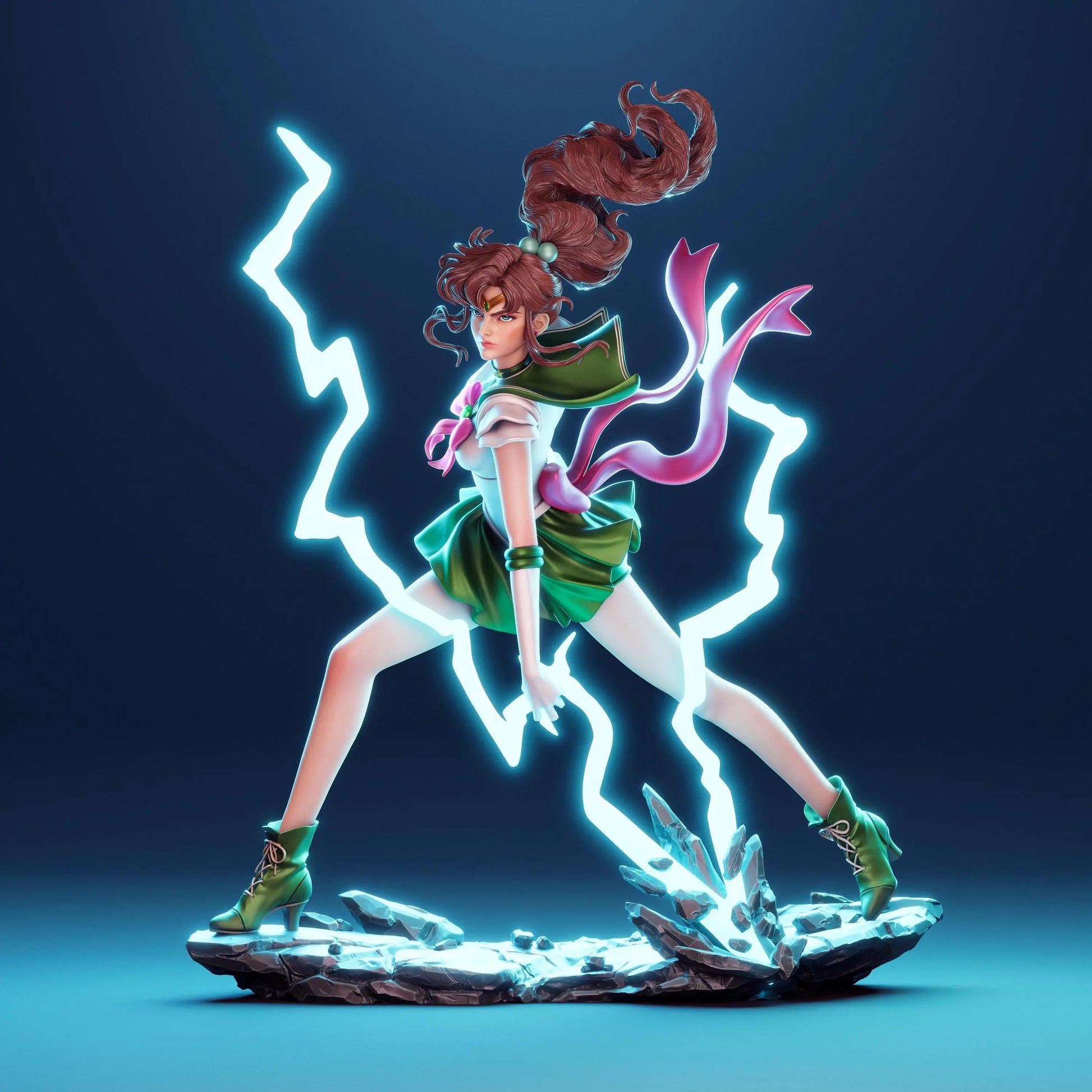 Makoto Sailor Jupiter  – Model Sailor Moon - STL 3D Print Files - SeoNyoki3D