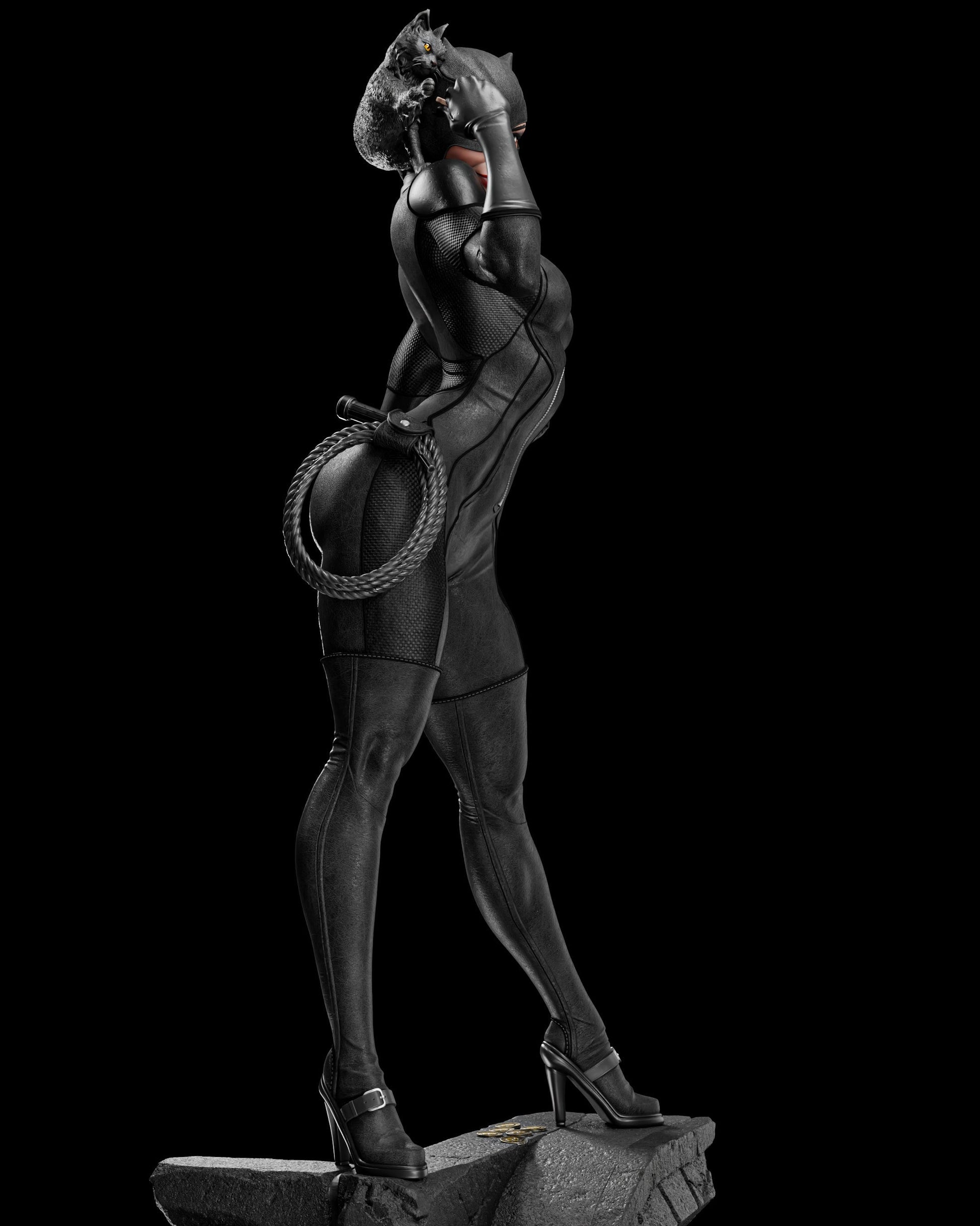 2098 Catwoman - DC COMICS - STL 3D Print Files HihowruSTL