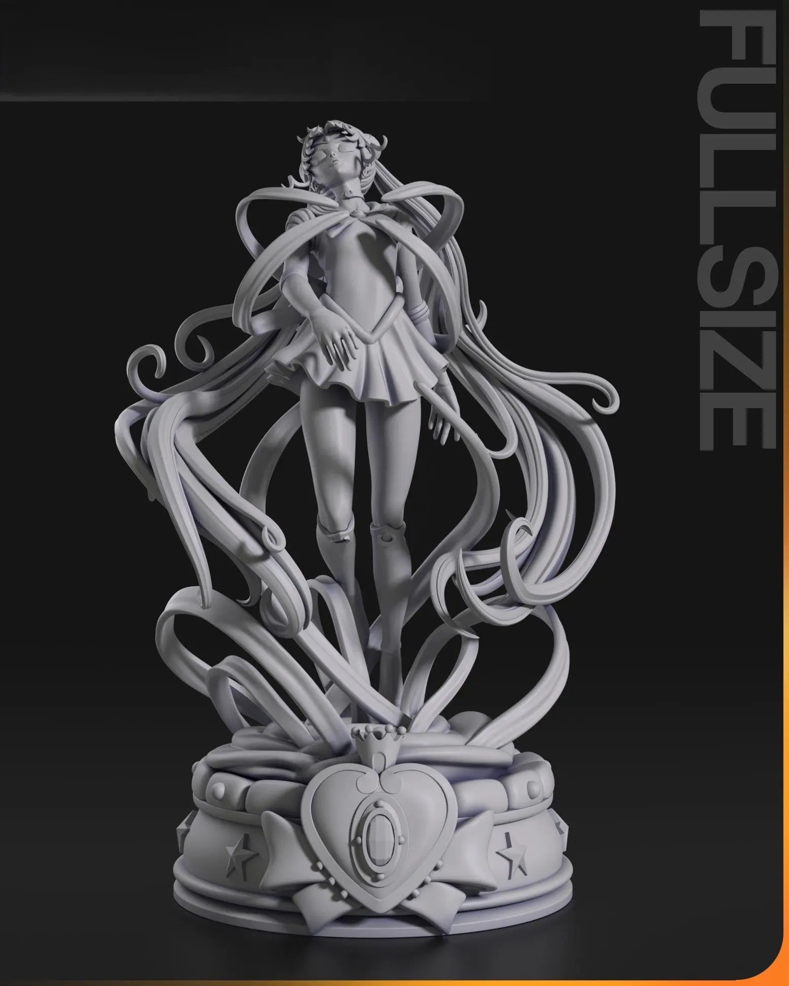 Sailor Moon STL File – Usagi Tsukino – 3D Printable Fan Art Model - SeoNyoki3D