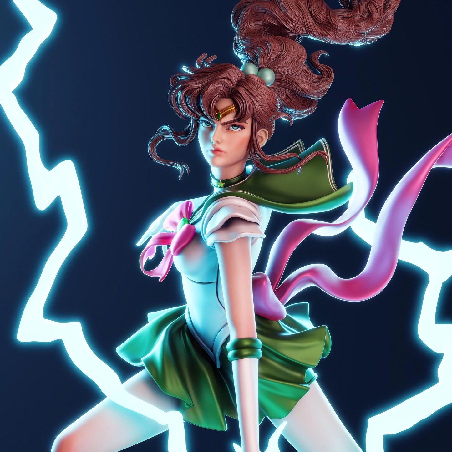 Makoto Sailor Jupiter  – Model Sailor Moon - STL 3D Print Files - SeoNyoki3D