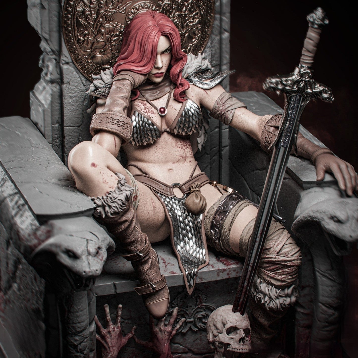 1635 Red Sonja - Marvel Comics - STL 3D Print Files HihowruSTL
