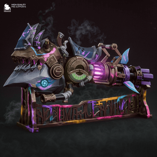 Jinx Rhino Gun – Arcane Weapon Model Scale 1/8 - STL 3D Print Files SeoNyoki3D