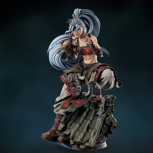 Assassin Girl STL File – 3D Printable Fan Art Model - SeoNyoki3D