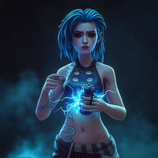 Broken Jinx STL  - League of Legends - 3D Print Files SeoNyoki3D
