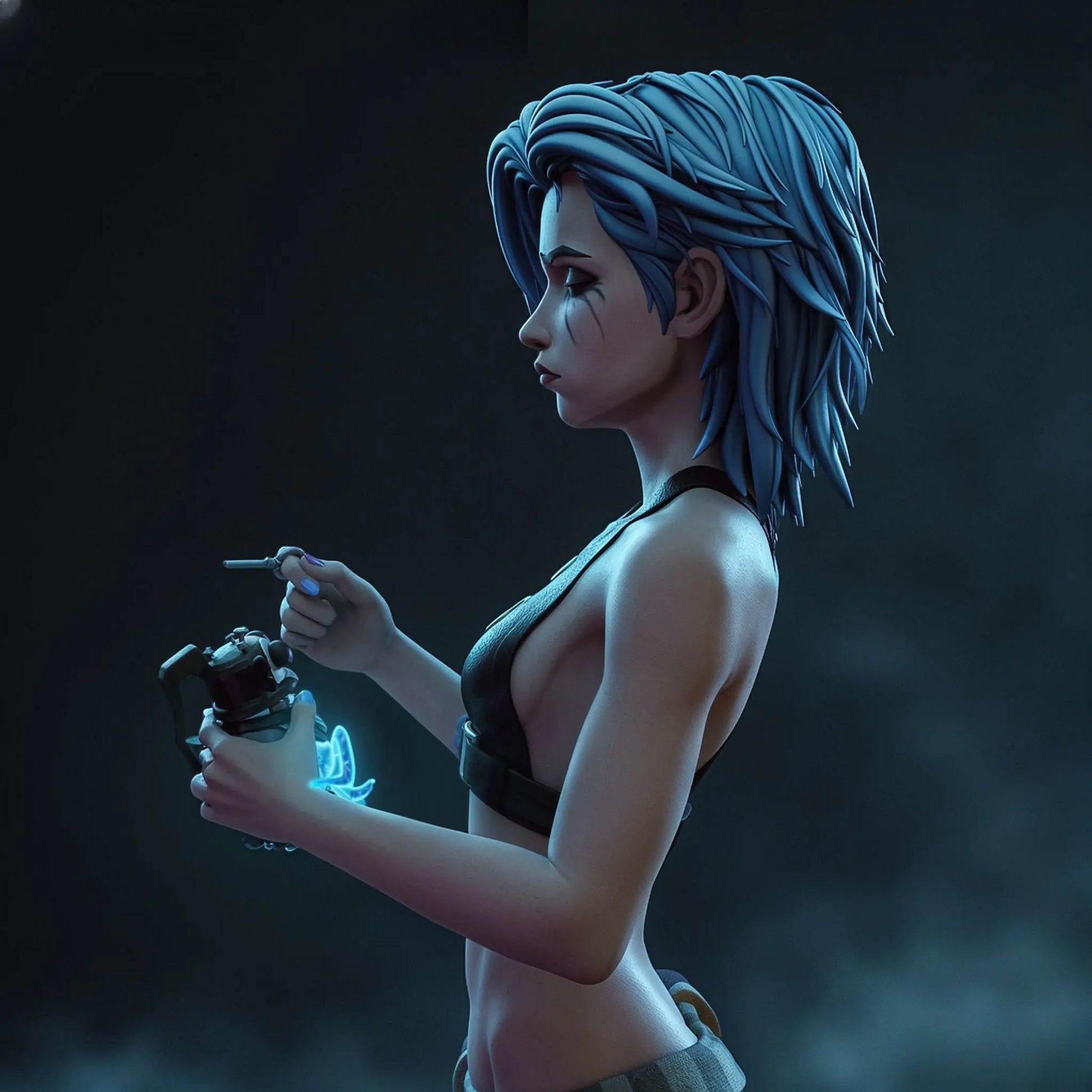 Broken Jinx STL  - League of Legends - 3D Print Files SeoNyoki3D