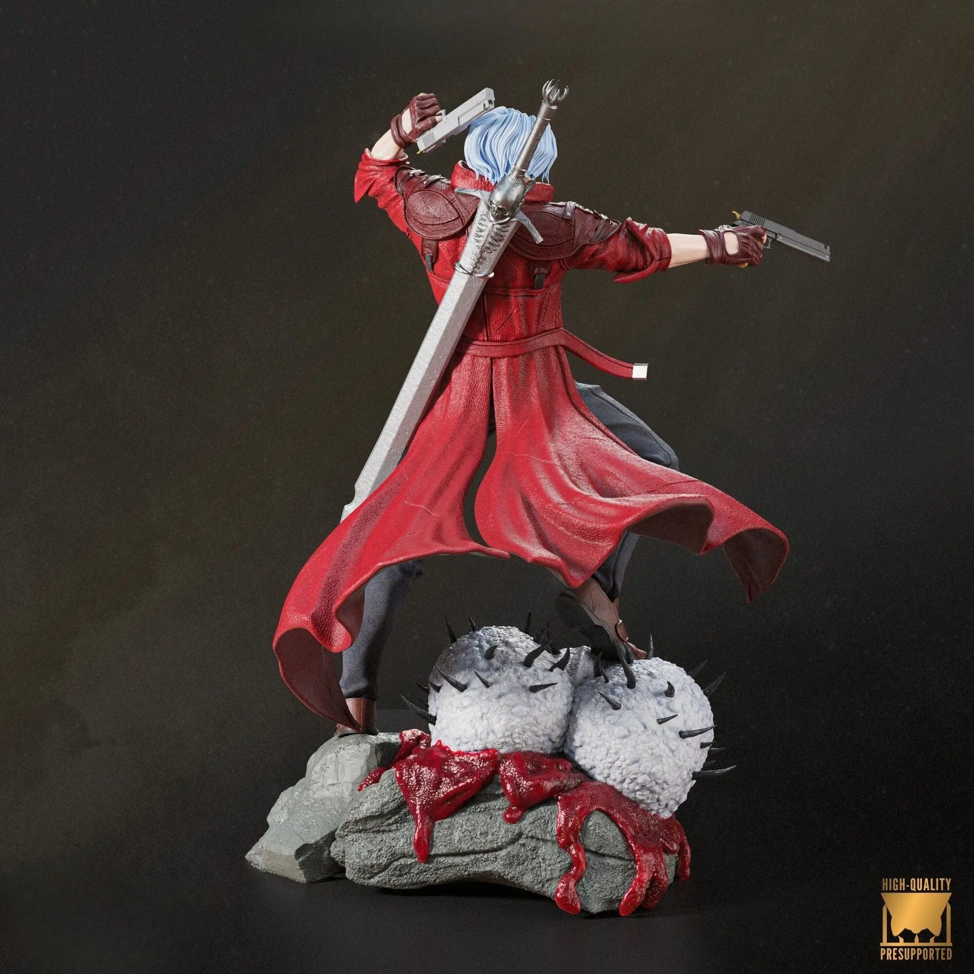 Dante STL File – Devil May Cry – 3D Printable Fan Art Model - SeoNyoki3D
