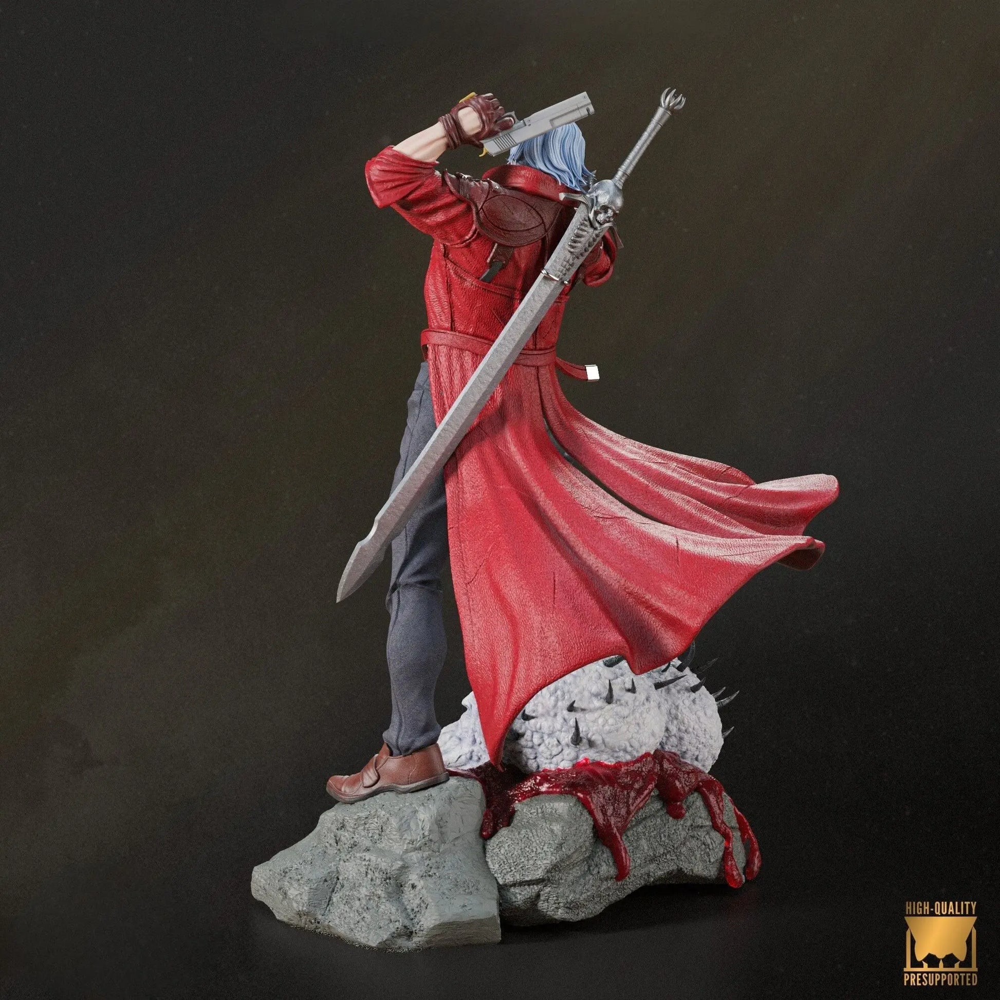 Dante STL File – Devil May Cry – 3D Printable Fan Art Model - SeoNyoki3D