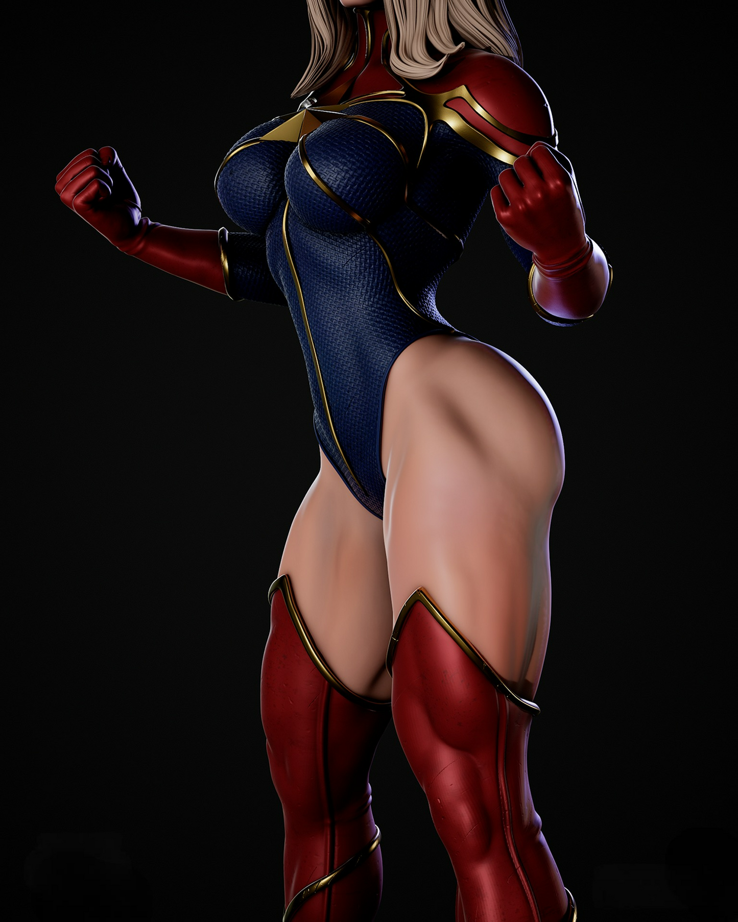 Captain Marvel NSFW - Marvel Comics - STL 3D Print Files SeoNyoki3D