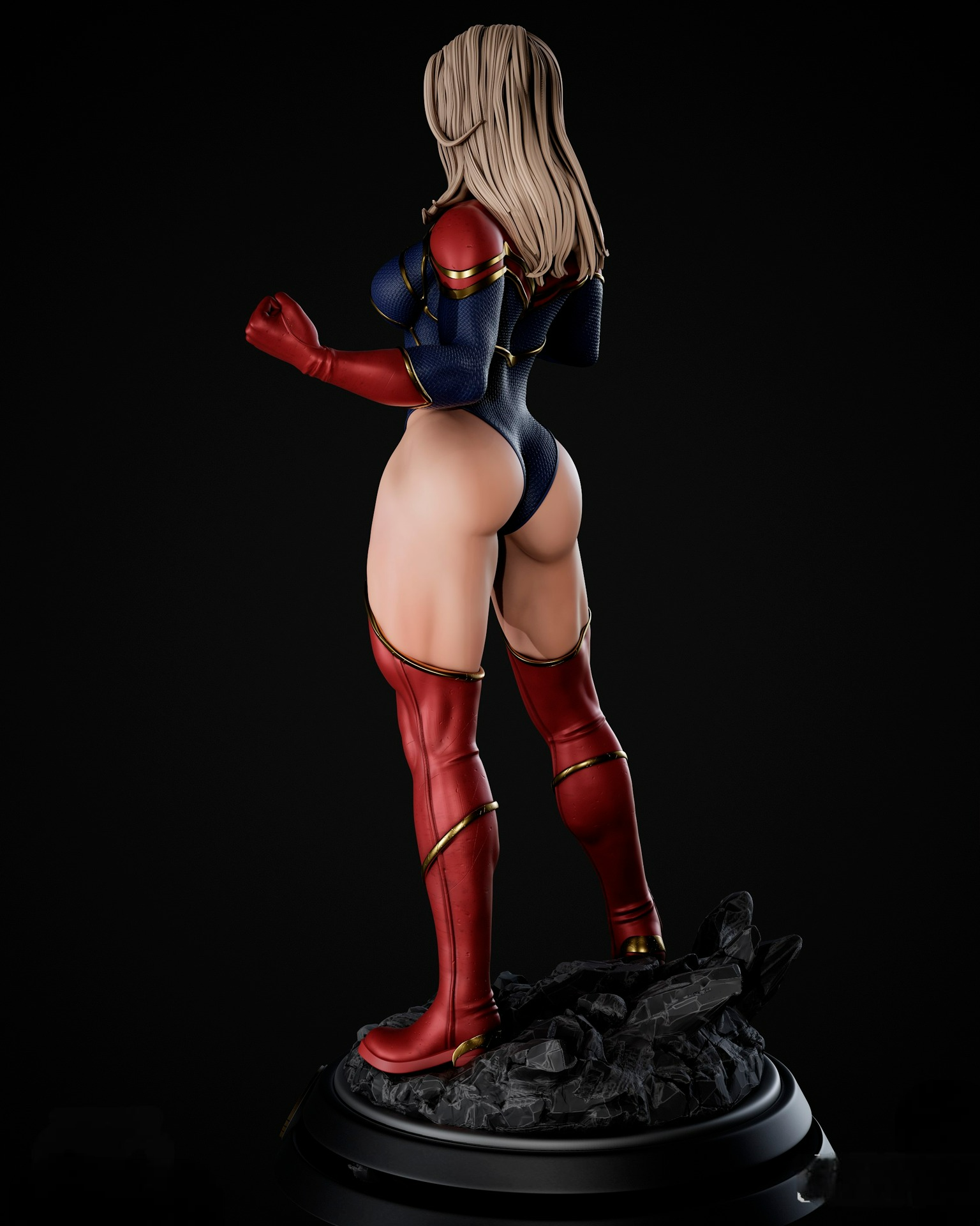 Captain Marvel NSFW - Marvel Comics - STL 3D Print Files SeoNyoki3D