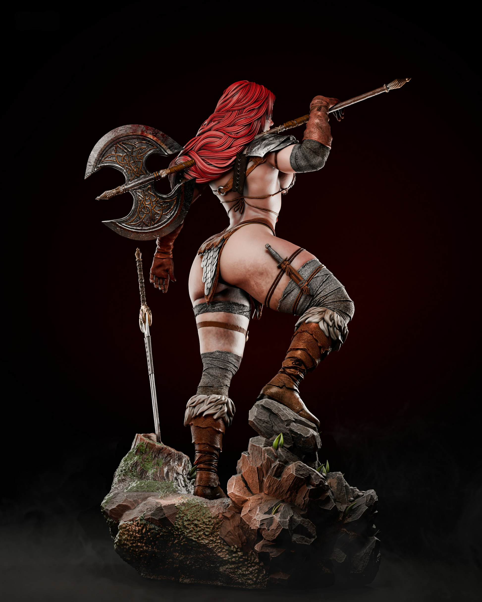 Red Sonja - Marvel Comics - STL 3D Print Files SeoNyoki3D