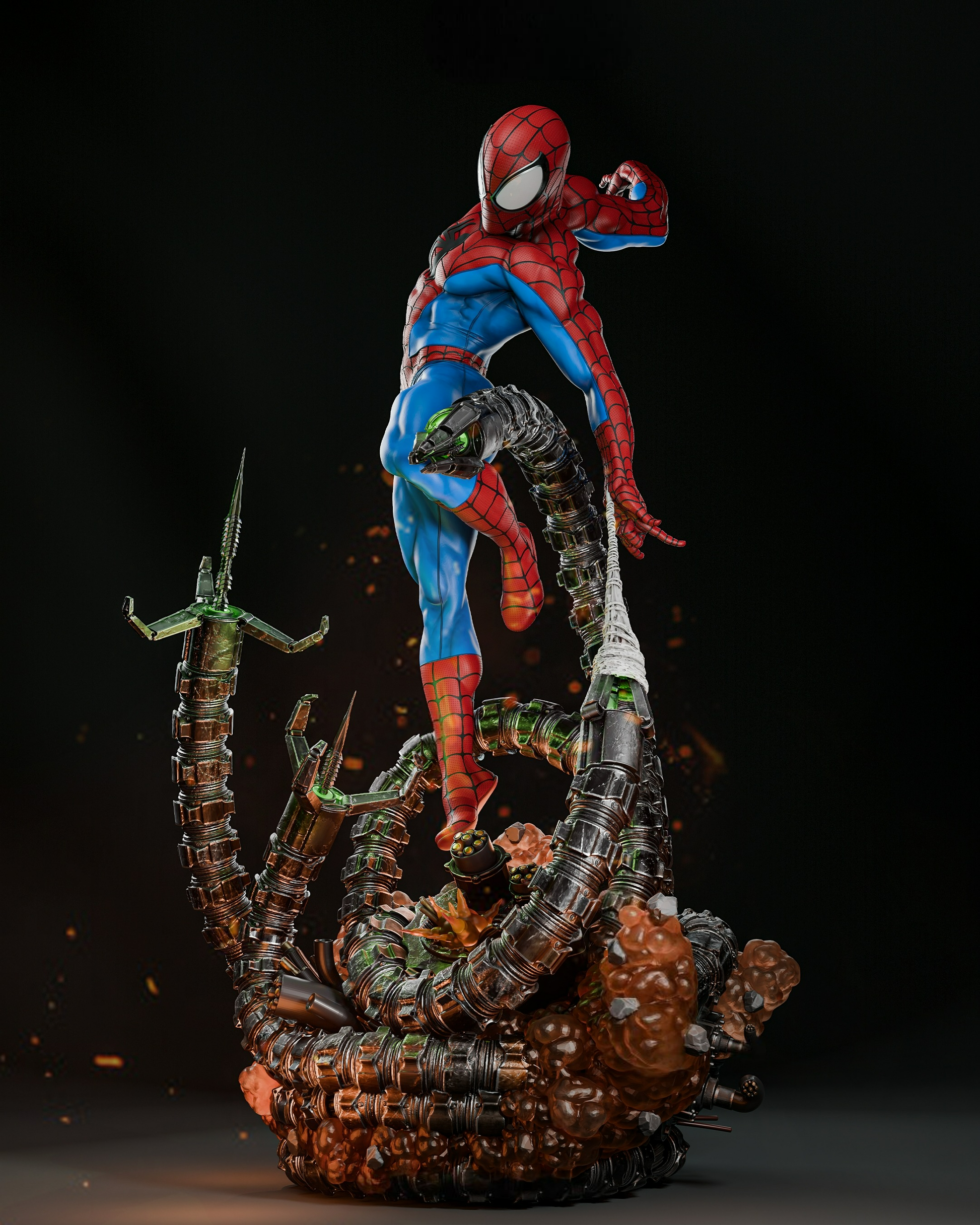 Spider-Man DIORAMA - Marvel Comics - STL 3D Print Files SeoNyoki3D