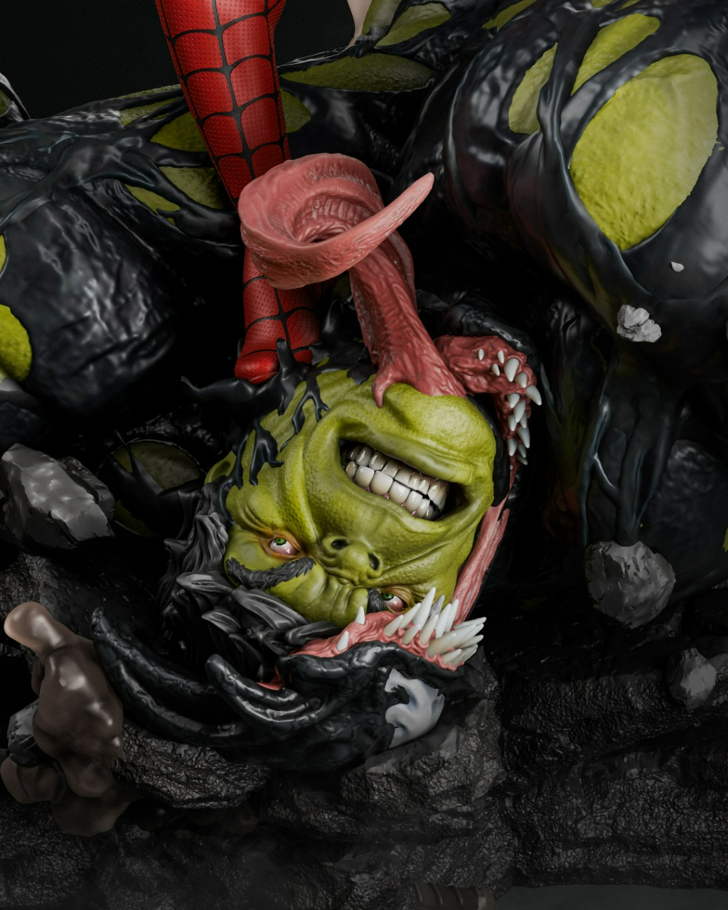 SPIDER-MAN VS HULK - Marvel Comics - STL 3D Print Files SeoNyoki3D