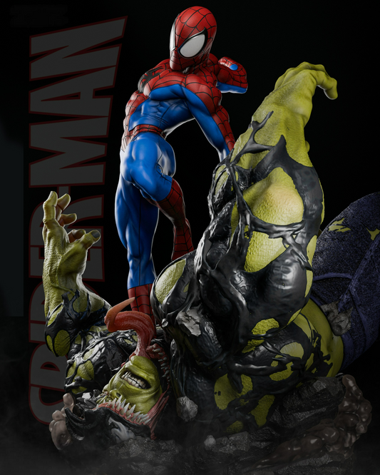 SPIDER-MAN VS HULK - Marvel Comics - STL 3D Print Files SeoNyoki3D