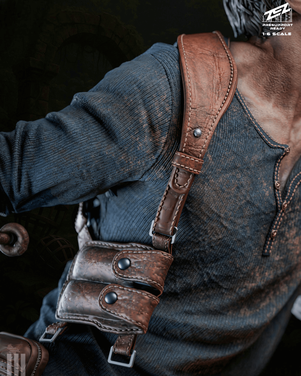 Uncharted Nathan Drake STL – 3D Printable Figurine SeoNyoki3D
