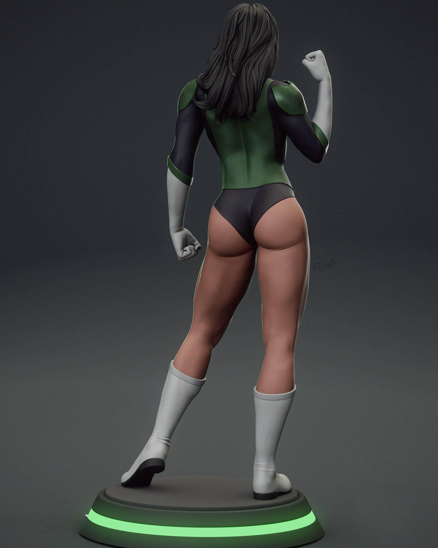 Jessica Cruz NSFW - Green Lantern - STL 3D Print Files SeoNyoki3D