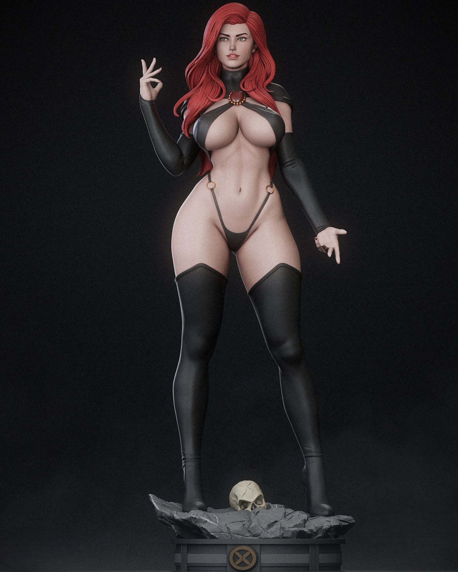4134 Madelyne Pryor NSFW - The Goblin Queen - STL 3D Print Files HihowruSTL