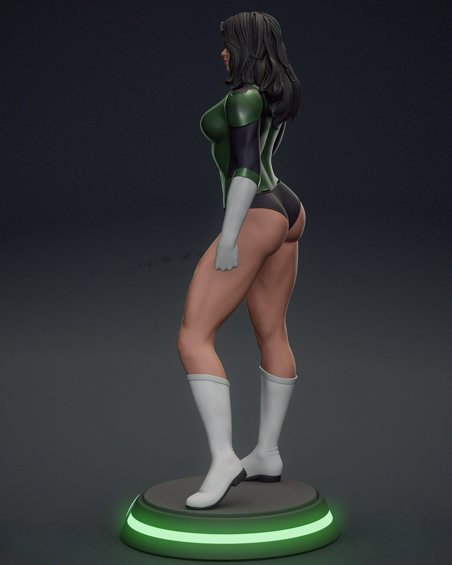Jessica Cruz NSFW - Green Lantern - STL 3D Print Files SeoNyoki3D