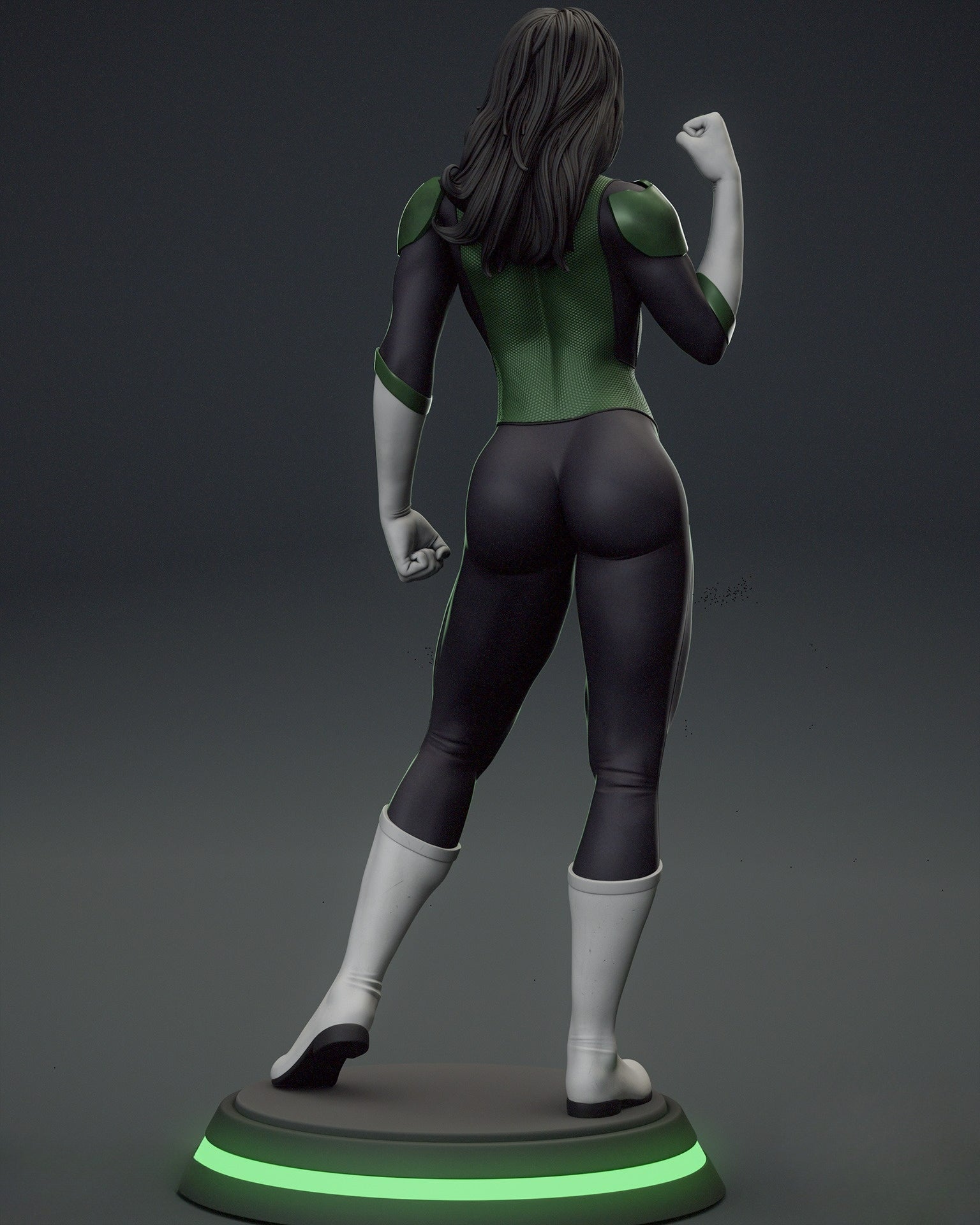 Jessica Cruz NSFW - Green Lantern - STL 3D Print Files SeoNyoki3D