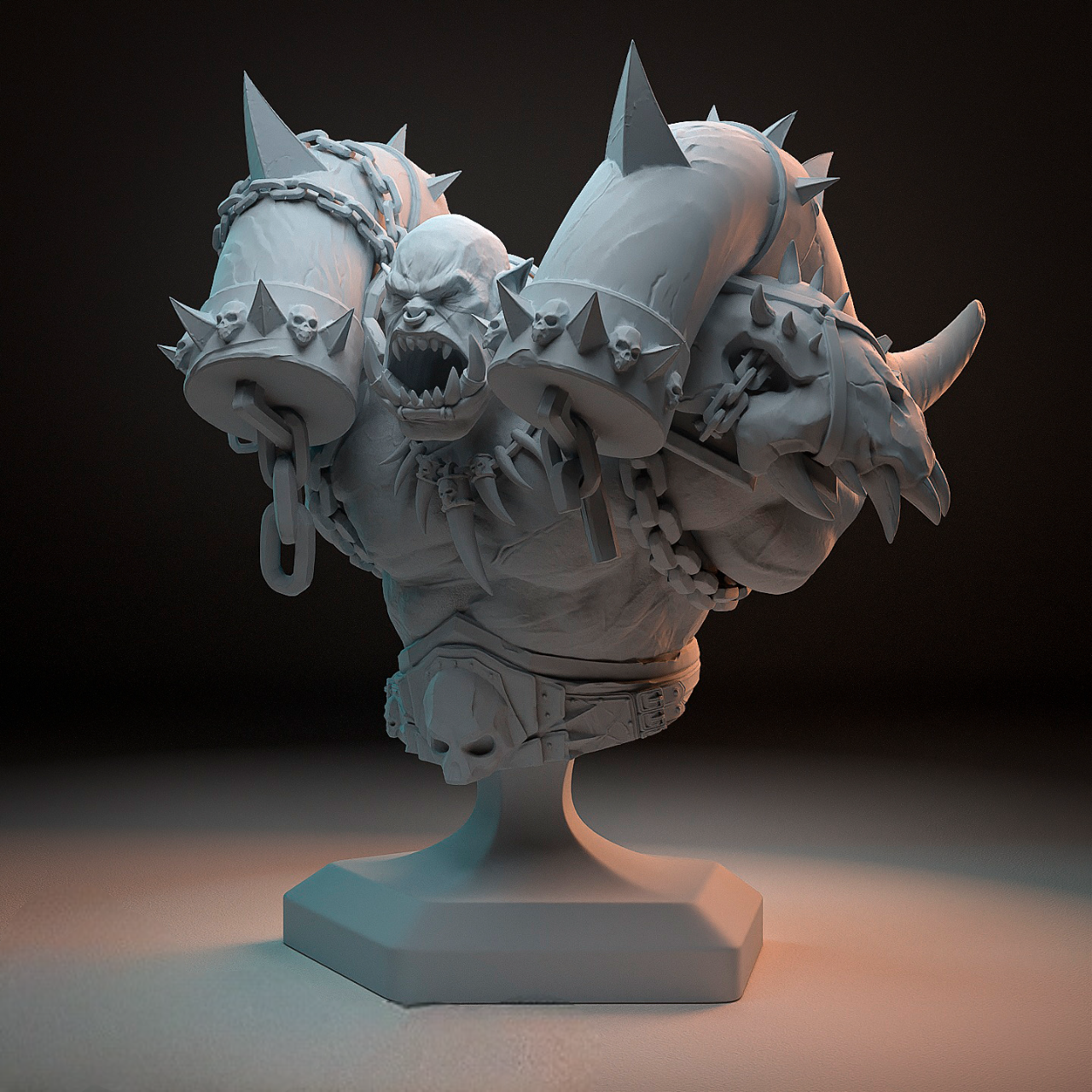 Garrosh WoW STL – Orc Warrior Figurine 3D Print File SeoNyoki3D