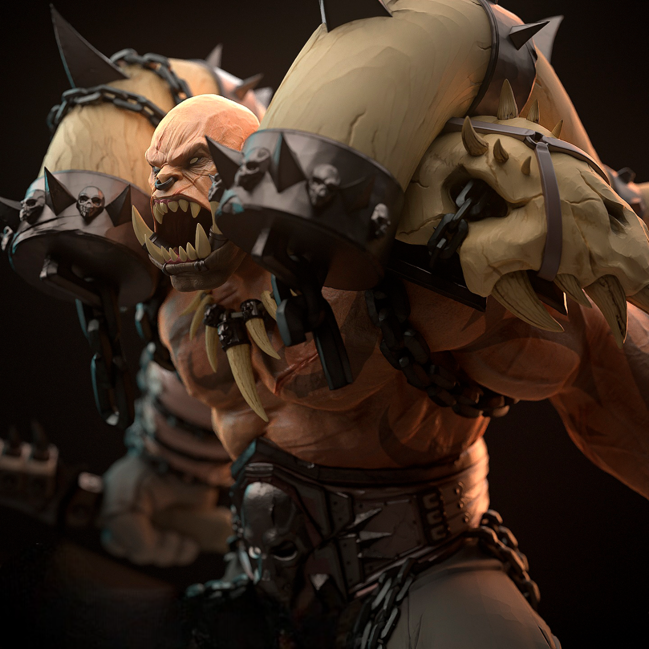 Garrosh WoW STL – Orc Warrior Figurine 3D Print File SeoNyoki3D