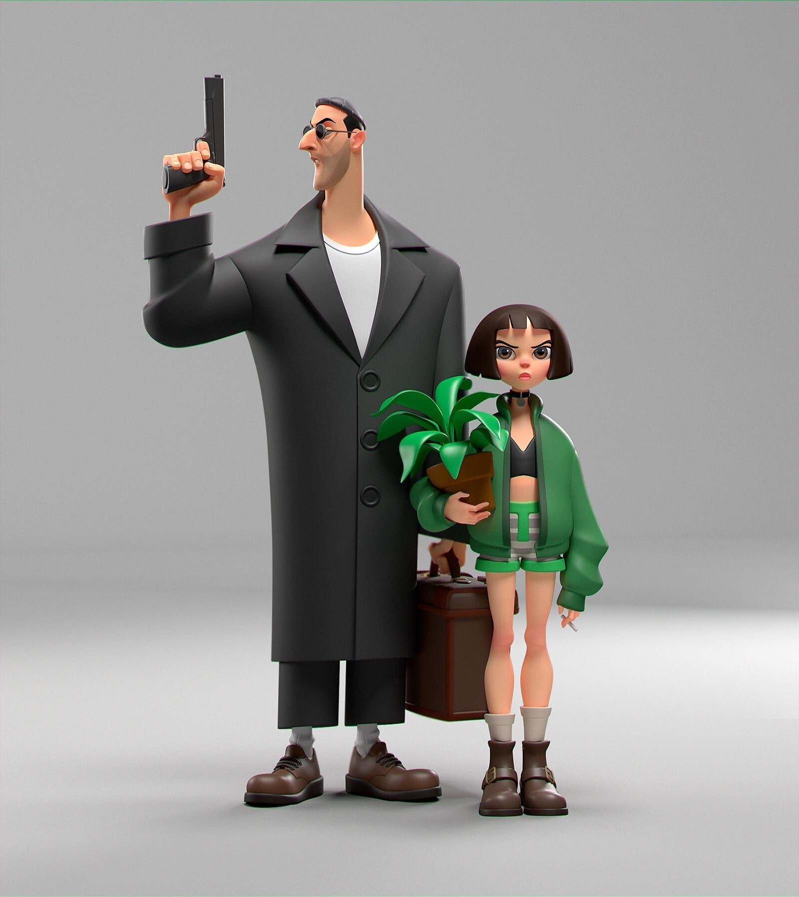 Léon – The Professional STL File – 3D printer files SeoNyoki3D