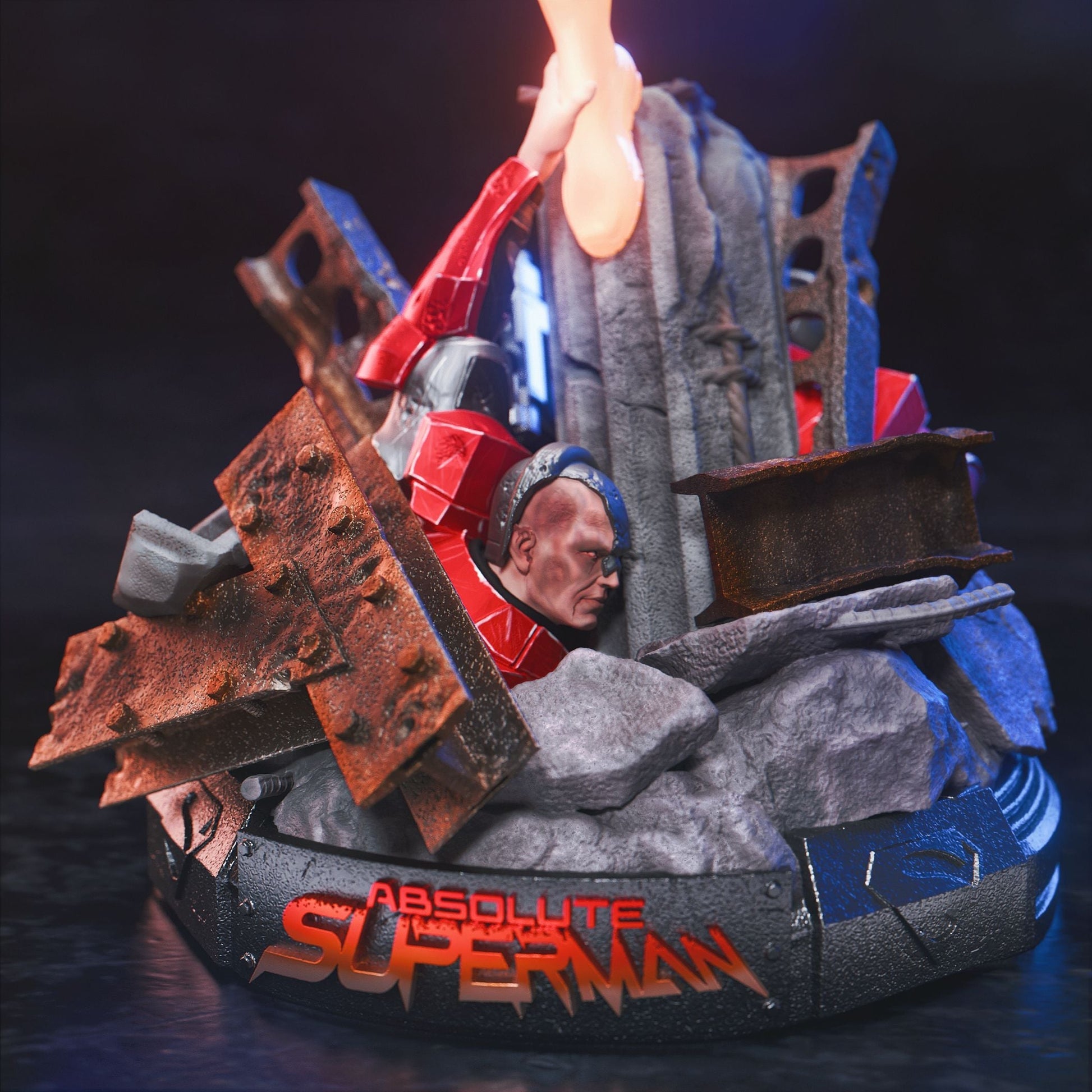 4178 Absolute Superman - DC Comics - STL 3D Print Files HihowruSTL