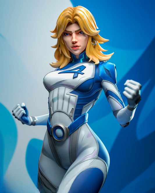 Invisible Woman – Fantastic Four STL 3D Print File SeoNyoki3D