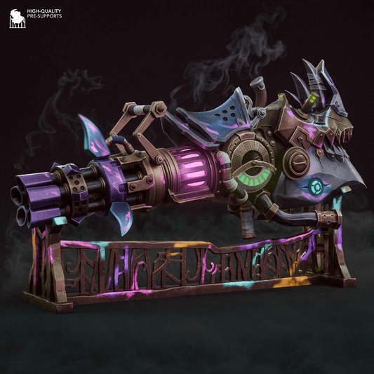 Jinx Rhino Gun – Arcane Weapon Model Scale 1/8 - STL 3D Print Files SeoNyoki3D
