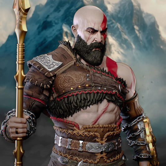 Kratos STL - God of War -  3D Print Files SeoNyoki3D