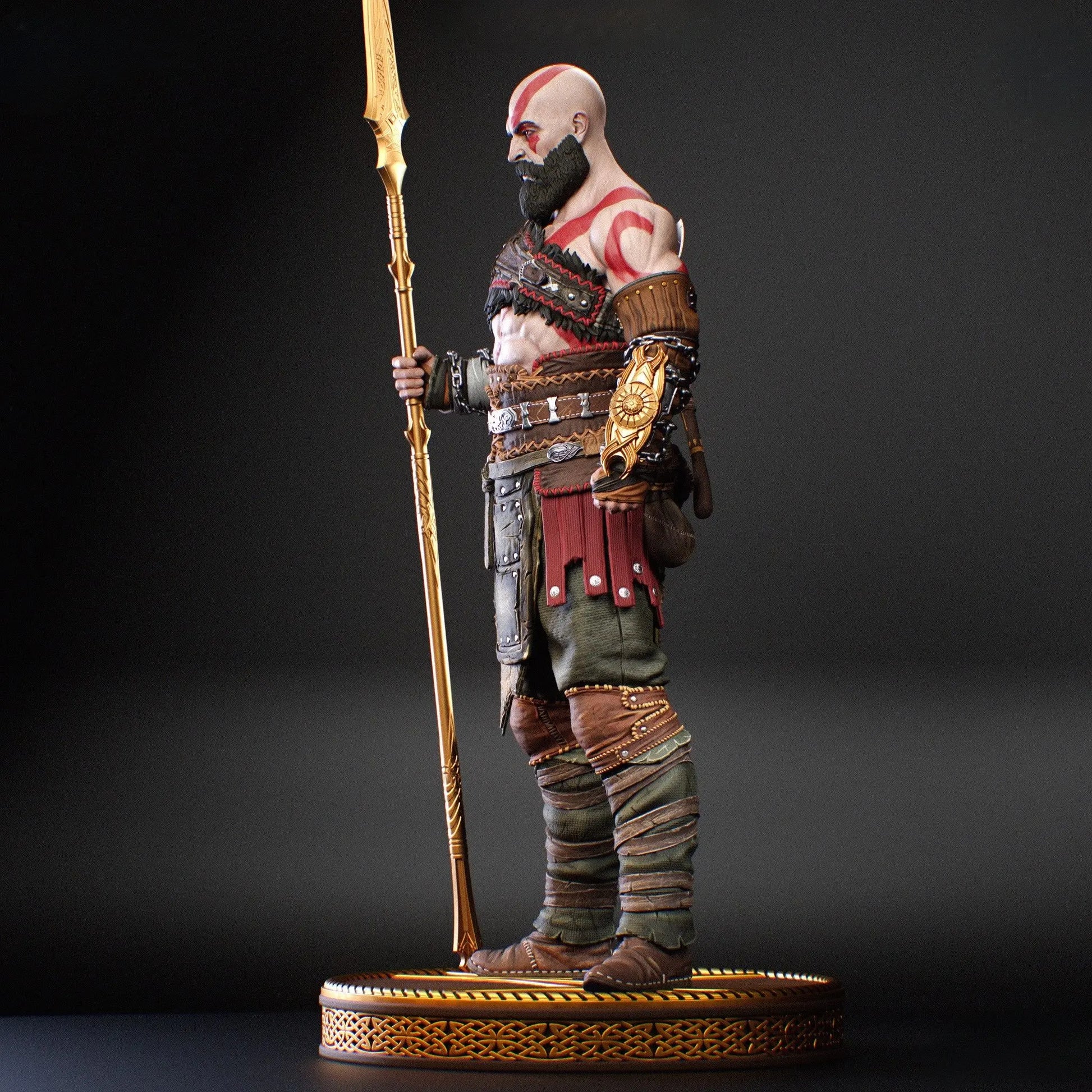 Kratos STL - God of War -  3D Print Files SeoNyoki3D