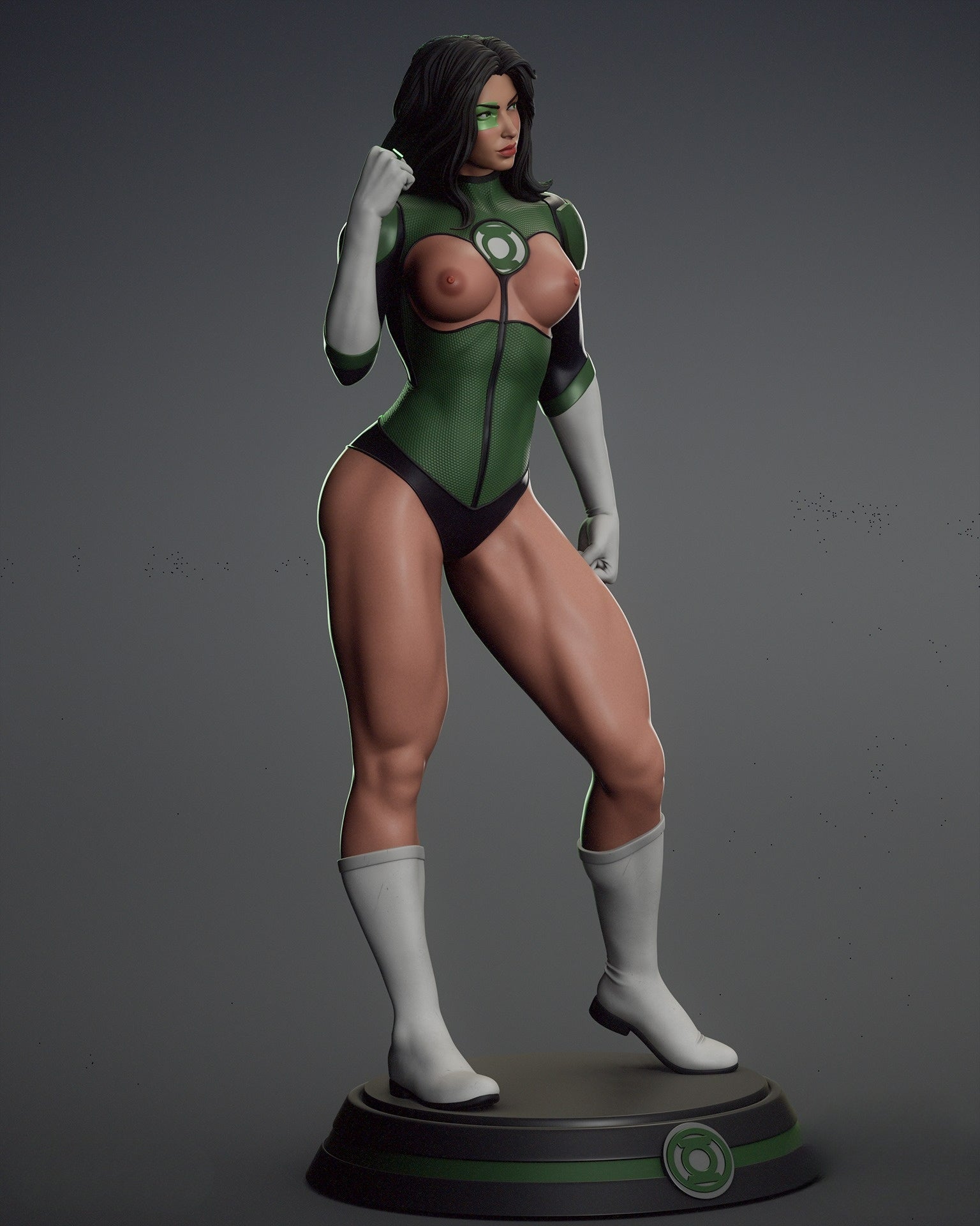 Jessica Cruz NSFW - Green Lantern - STL 3D Print Files SeoNyoki3D