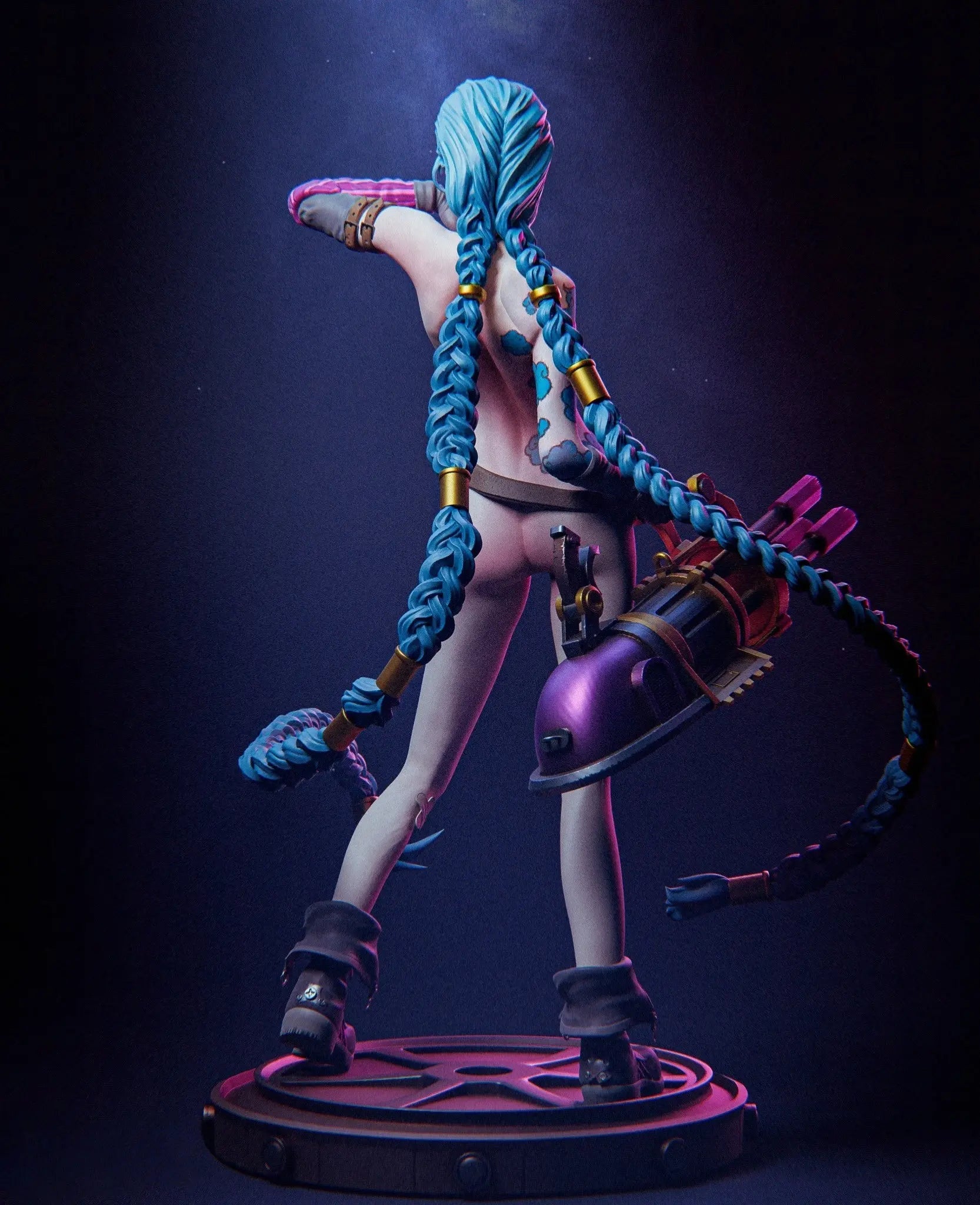 Jinx – League of Legends NSFW STL File – 3D Printable Fan Art Model SeoNyoki3D