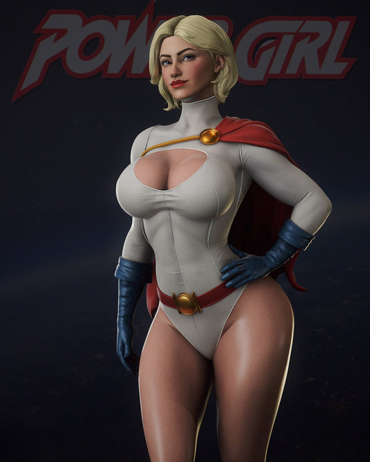 Power Girl NSFW - DC Comics - STL 3D Print Files SeoNyoki3D