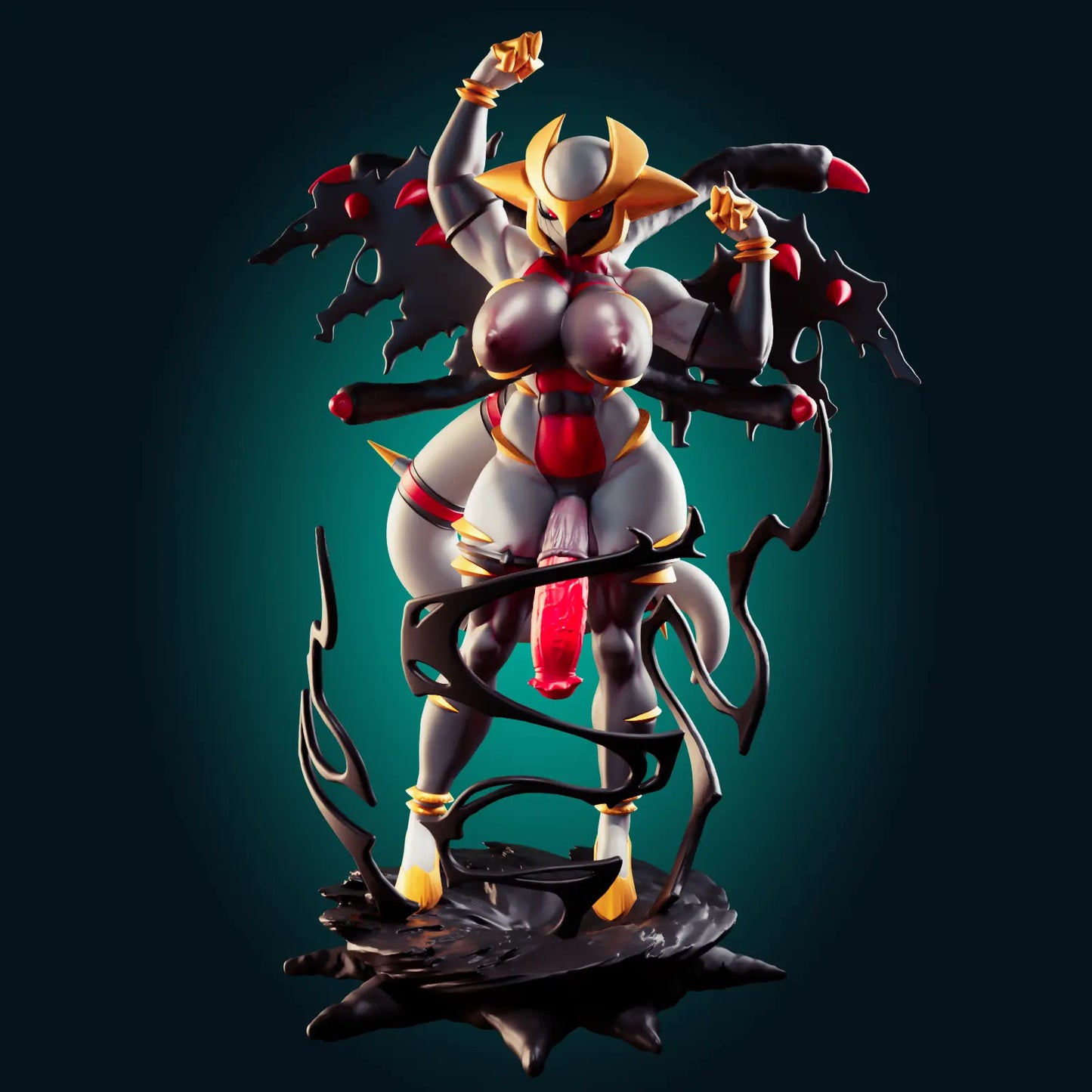 Giratina Pokémon Frost NSFW STL File – 3D Printable Adult Fan Art Model - SeoNyoki3D