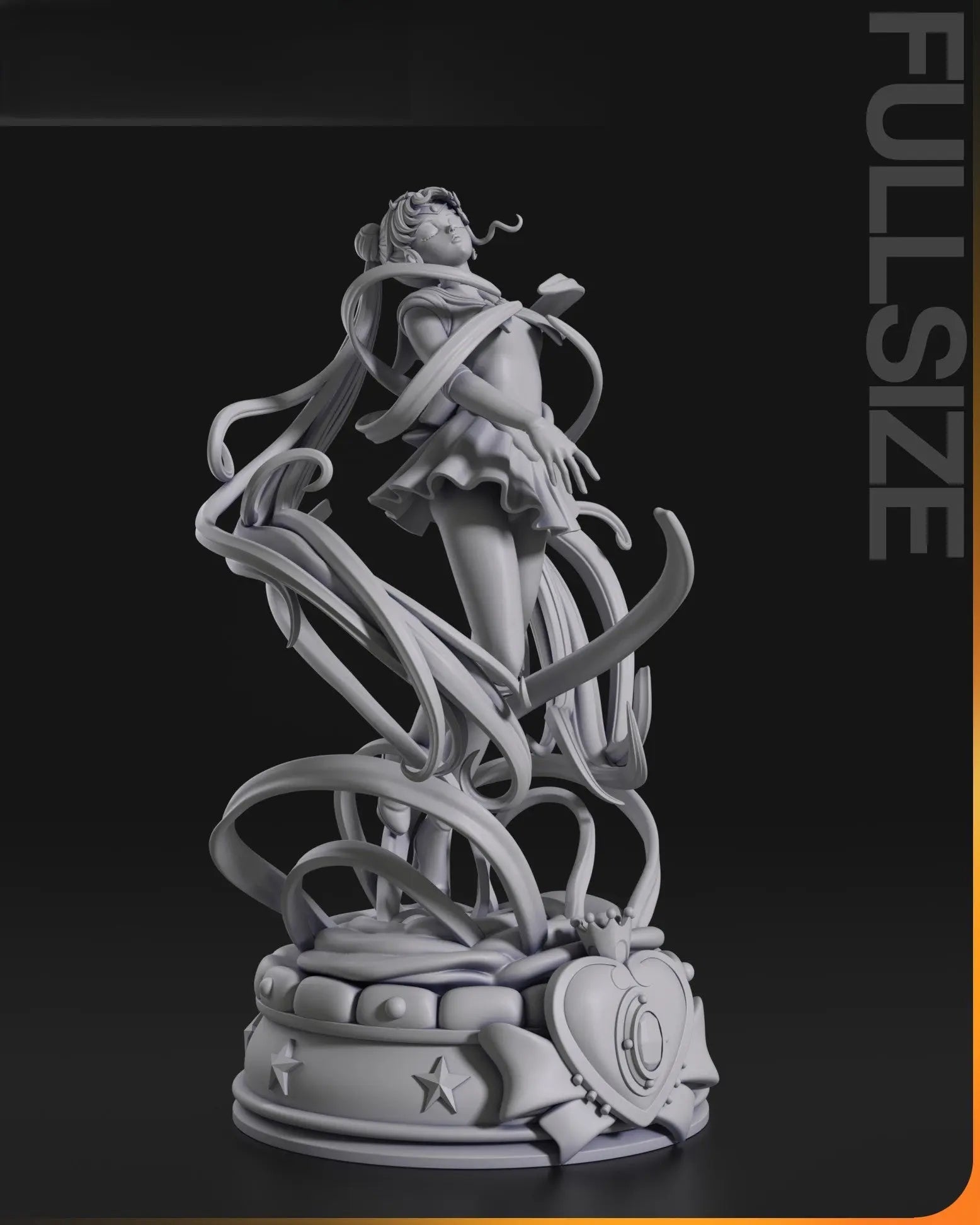 Sailor Moon STL File – Usagi Tsukino – 3D Printable Fan Art Model - SeoNyoki3D