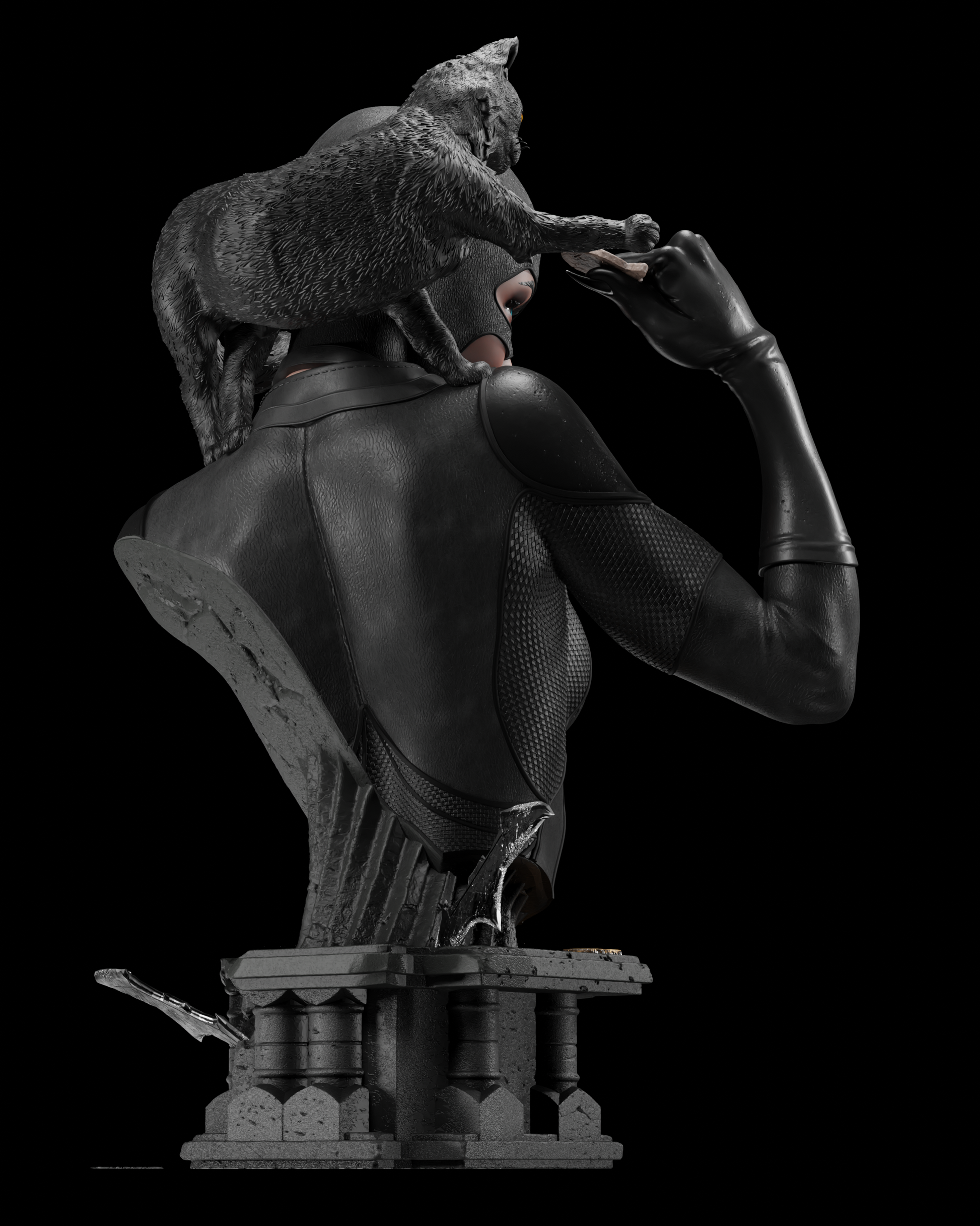 2098 Catwoman - DC COMICS - STL 3D Print Files HihowruSTL