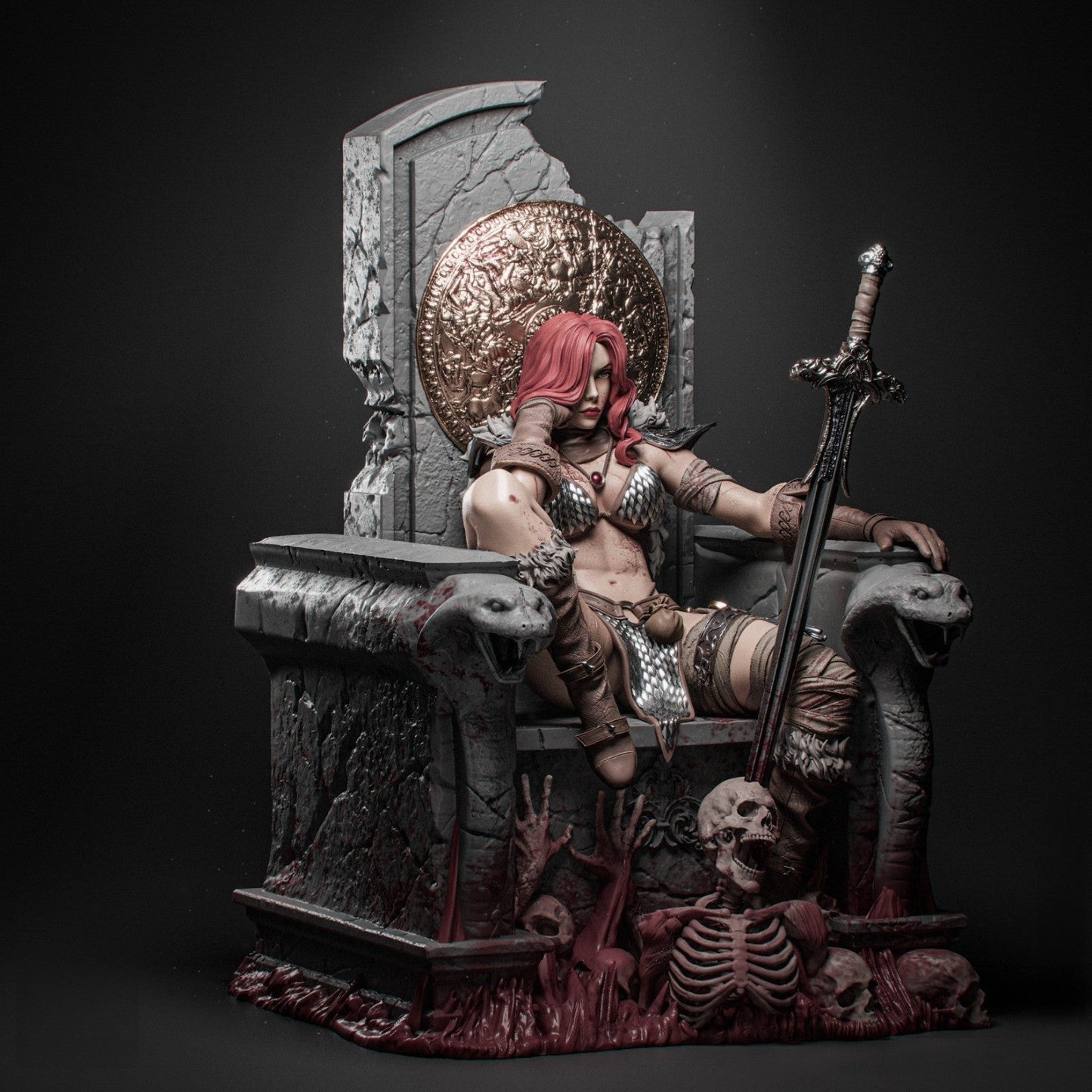 1635 Red Sonja - Marvel Comics - STL 3D Print Files HihowruSTL