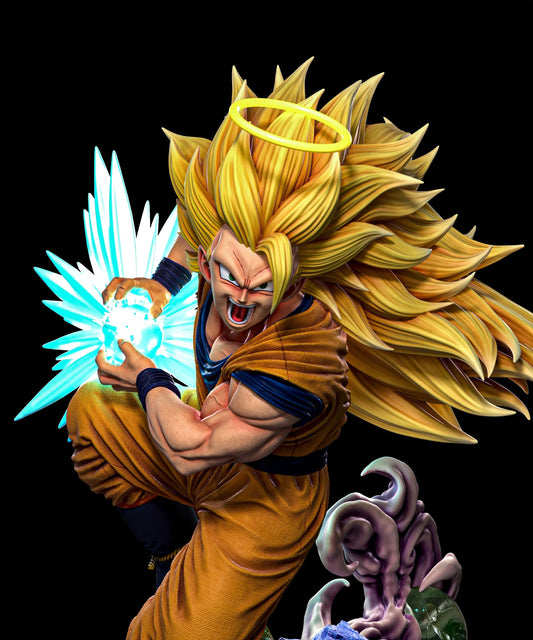 Goku SSJ3 STL - Dragon Ball Z - 3D Print Files SeoNyoki3D