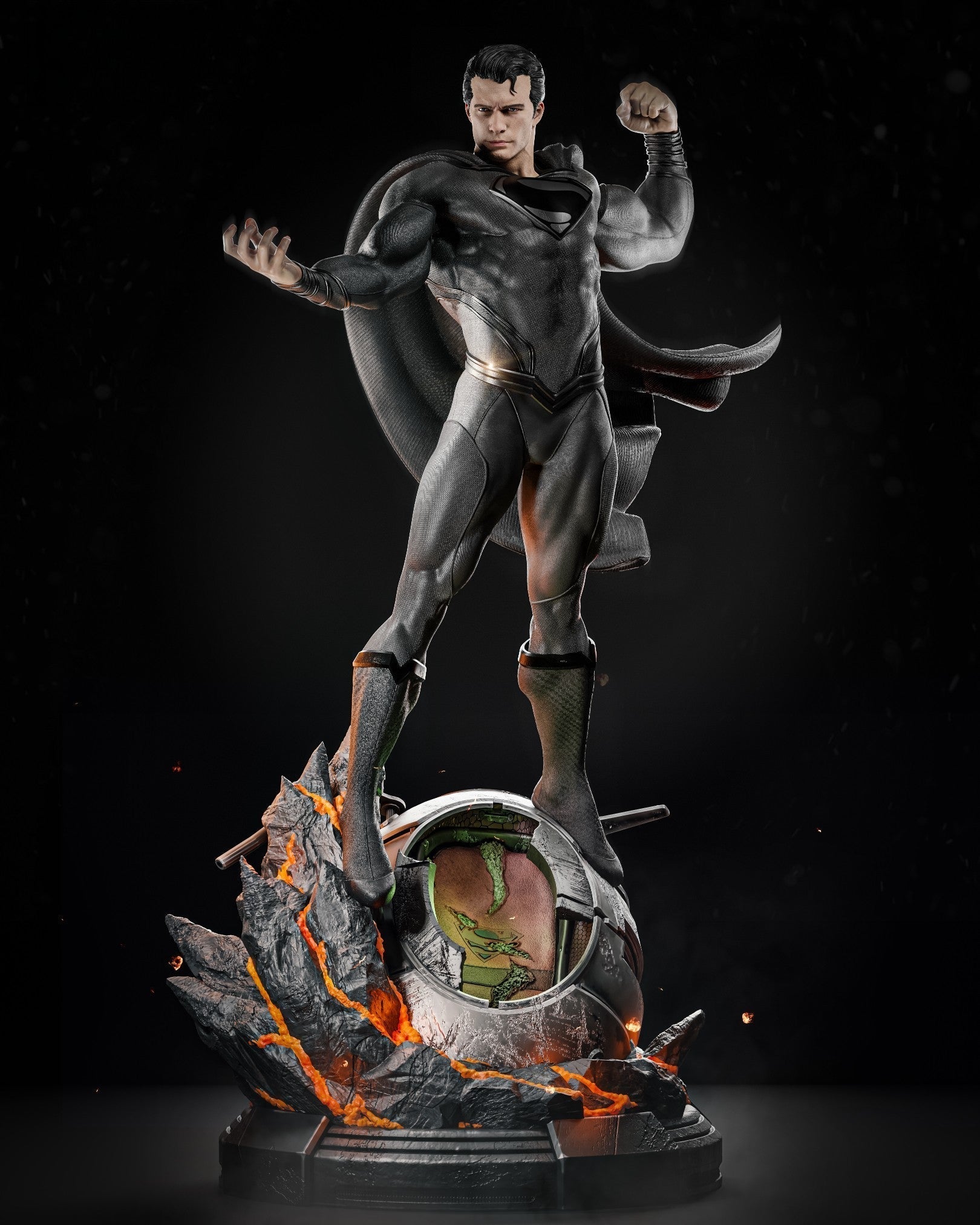 1619 Superman - DC Comics - STL 3D Print Files HihowruSTL