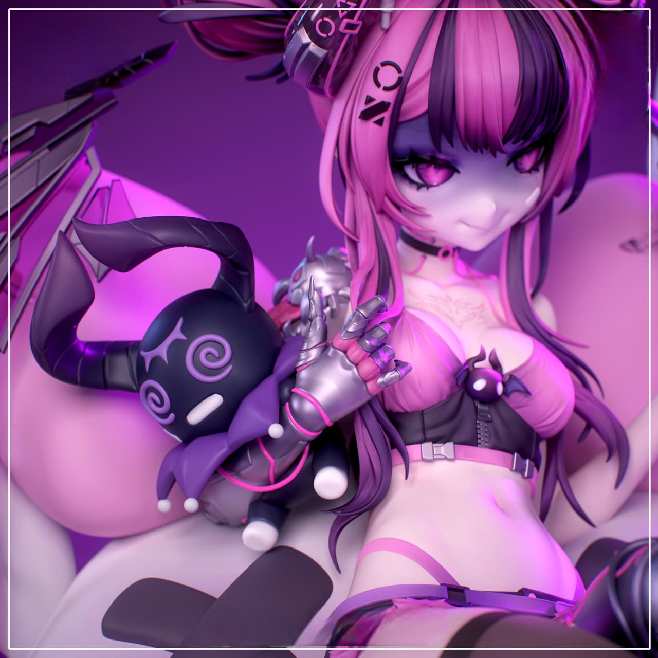 VTuber – Waifu Anime STL 3D Print File SeoNyoki3D