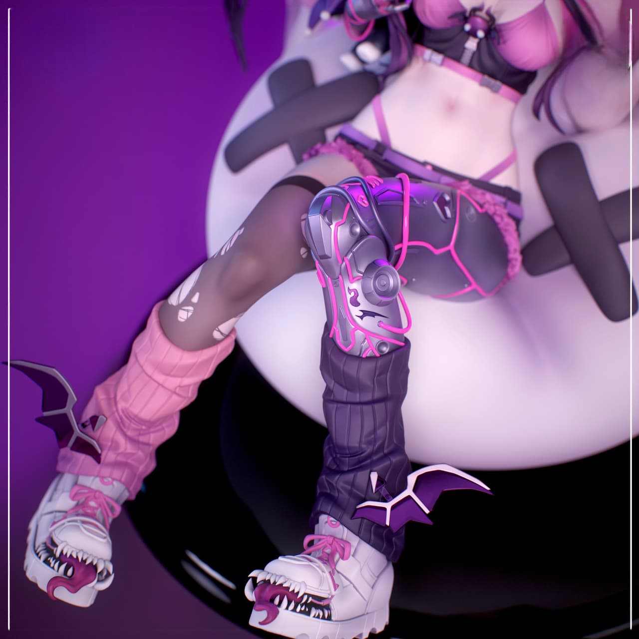 VTuber – Waifu Anime STL 3D Print File SeoNyoki3D