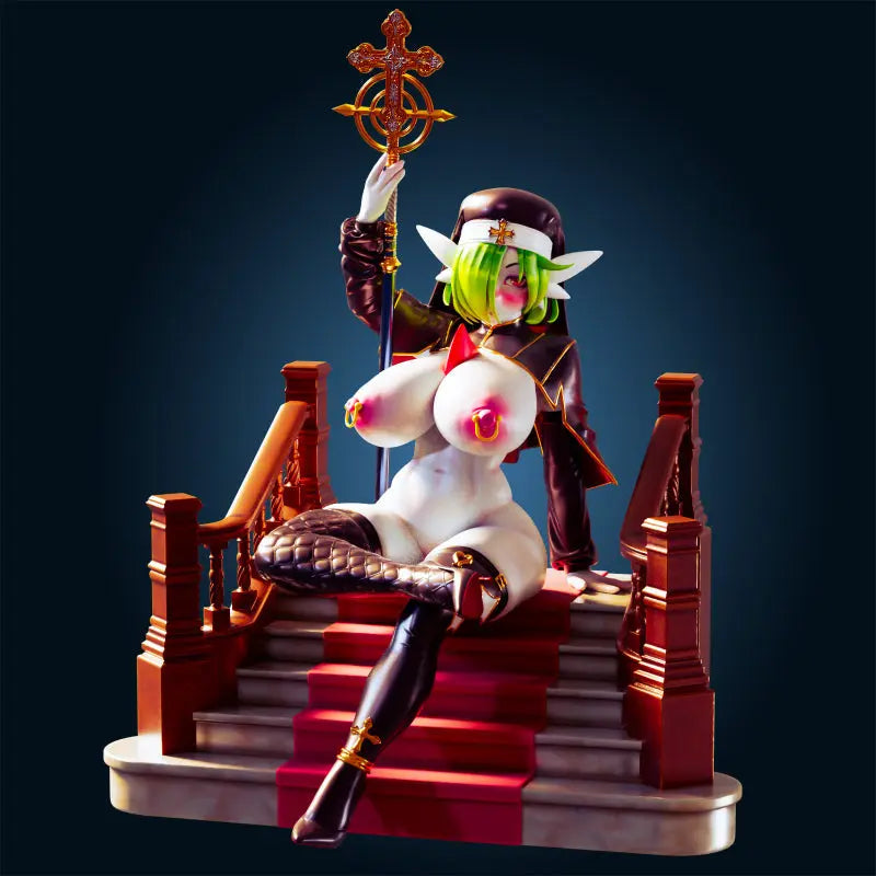 Nun Gardevoir NSFW STL File – Pokémon Fan Art – 3D Printable Adult Model - SeoNyoki3D