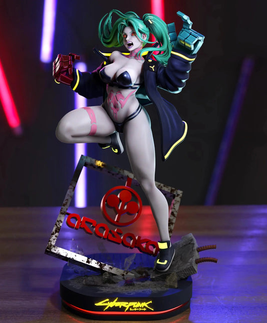 Rebecca Cyberpunk Edgerunners – NSFW STL File – 3D Printable Fan Art Model - SeoNyoki3D
