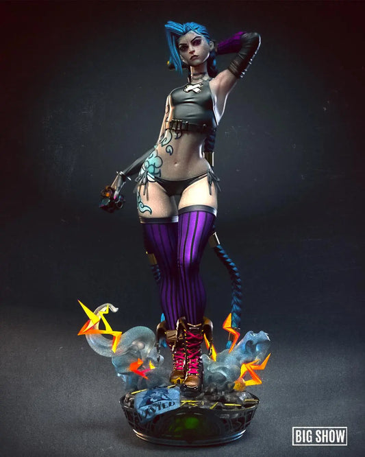 JINX NSFW – League of Legends – STL 3D Printable Fan Art Model - SeoNyoki3D